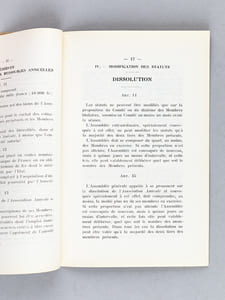 Association Amicale des Anciens Elèves de l'Ecole Supérieure de Commerce de Paris. Statuts. Règlement Intérieur. Bourses de Voyages Commerciaux et de Séjour à l'Etranger. Carrières ouvertes aux anciens Elèves de l'Ecole