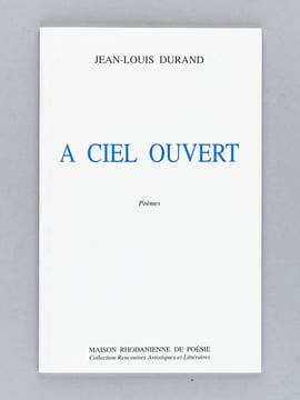 [ Lot de 6 ouvrages de poésie de Jean-Louis Durand ] Transparences [ Livre dédicacé par l'auteur ] [ Avec : ] Comme veines sur marbre [ Livre dédicacé ...