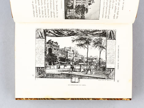 Anciens Théâtres de Paris. Le Boulevard du Temple. Les Théâtres du Boulevard.. CAIN, Georges