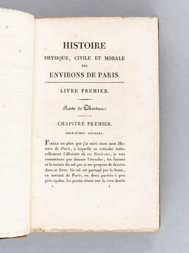 Histoire Physique, Civile et Morale des Environs de Paris (7 Tomes - Complet) Depuis les premiers temps historiques jusqu'à nos jours.. DULAURE, J. A.