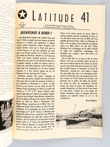 Latitude 41. Journal de l'Association Française du Titanic. (Du n° 1 de décembre 1998 au n° 30 d'octobre 2006 ) 