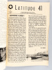 Latitude 41. Journal de l'Association Française du Titanic. (Du n° 1 de décembre 1998 au n° 30 d'octobre 2006 ) . Collectif