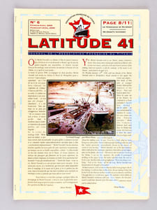 Latitude 41. Journal de l'Association Française du Titanic. (Du n° 1 de décembre 1998 au n° 30 d'octobre 2006 ) 