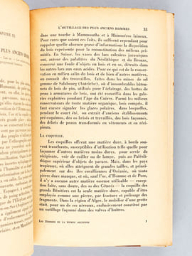 Les Hommes de la Pierre Ancienne (Paléolithique et Mésolithique) [ Livre dédicacé par l'abbé Henri Breuil à son ami Fernand Windels, le photographe de ...