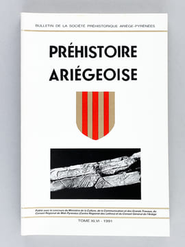 [ Lot suivi de 51 numéros du Tome IV de 1949 au Tome LIV de 1999 ] Préhistoire Spéléologie Ariégeoise. Bulletin de la Société Préhistorique de ...