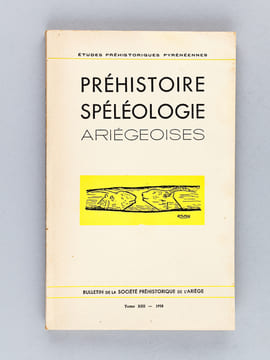 [ Lot suivi de 51 numéros du Tome IV de 1949 au Tome LIV de 1999 ] Préhistoire Spéléologie Ariégeoise. Bulletin de la Société Préhistorique de ...