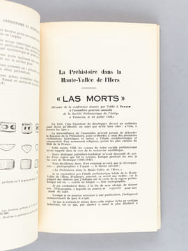 [ Lot suivi de 51 numéros du Tome IV de 1949 au Tome LIV de 1999 ] Préhistoire Spéléologie Ariégeoise. Bulletin de la Société Préhistorique de ...