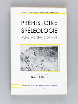 [ Lot suivi de 51 numéros du Tome IV de 1949 au Tome LIV de 1999 ] Préhistoire Spéléologie Ariégeoise. Bulletin de la Société Préhistorique de ...