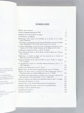 [ Lot suivi de 51 numéros du Tome IV de 1949 au Tome LIV de 1999 ] Préhistoire Spéléologie Ariégeoise. Bulletin de la Société Préhistorique de ...