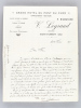 Belle correspondance personnelle et originale, adressée aux deux frères Charlemagne et Jean Bart par leur frère Léo Bart, du 4 janvier 1915 au 21 août ...