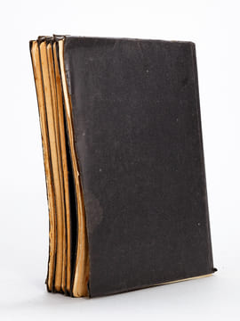 Notes de cours manuscrites : Cours de Calcul des Probabilités [ 5 cahiers manuscrits circa 1947 ] On joint une L.A.S. de Charles Pisot datée du 14 ...