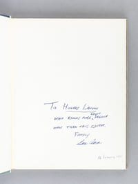 Wines and Spirits [ Copy signed by Sam Aaron to Hugues Lawton ]