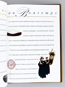 Commanderie du Bontemps de Médoc et des Graves [Avec : ] Décret de nomination au titre de Commandeur d'Honneur de Madame Micheline Lawton [ Michelin Banzet ]