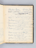 Notes manuscrites recueillies par le Marquis Fernand du Vivier, mari de Magdelaine Lawton, et grand oncle de William Lawton (1824-1902) sur les ...