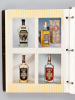 4 albums de prospection vers 1985 contenant 212 photos de format 7,5 x 10 cm, représentant les différentes bouteilles et flacons d'alcools et ...