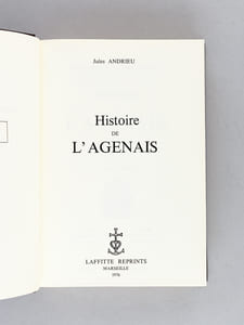 Histoire de l'Agenais (Tomes 1 et 2 - Complet)