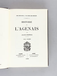 Histoire de l'Agenais (Tomes 1 et 2 - Complet)