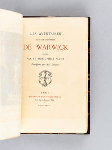 Les Aventures du faux chevalier de Warwick.
