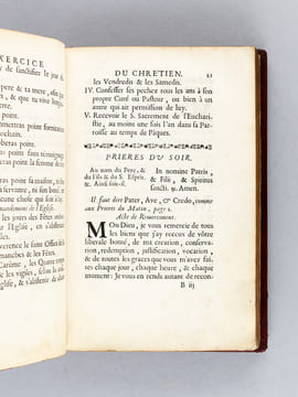 Heures Nouvelles dédiées à Madame la Duchesse de Chartres. Contenant Tous les Offices, Vêpres, Hymnes & Proses qui se disent à l'Eglise.. Collectif