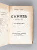 Saphir. Pierre précieuse montée par Alexandre Dumas [ Edition originale ]. DUMAS, Alexandre