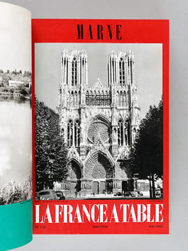 La France à Table. Gastronomie. Tourisme. Folklore. Volume "Est" : N° 113. mars 1965. Ardennes ; 114. Mai 1965. Marne ; 115. Juin 1965. Meuse ; 116. ...