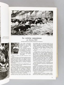 La France à Table. Gastronomie. Tourisme. Folklore. Volume "Est" : N° 113. mars 1965. Ardennes ; 114. Mai 1965. Marne ; 115. Juin 1965. Meuse ; 116. ...