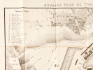 Plan de la Ville de Toulon indiquant les Agrandissements au Nord et à l'Ouest. RUMEBE, B.