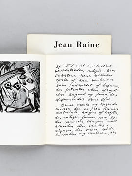 Jean Raine [ Avec un pastel original sur double page par Jean Raine ]. RAINE, Jean ; HARDER, Uffe