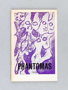 Revue Phantomas 92-93 : Jean Raine. Quelques pâleurs d'Amour. 1947-1960 [ Livre dédicacé par l'auteur ]. RAINE, Jean