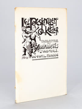 Die Poesjenellenkelder (Théâtre de Marionnettes d'Anvers) [ Avec 3 courriers manuscrits originaux ayant servis à la rédaction de l'ouvrage ]. JEANNE, ...