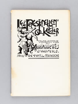 Die Poesjenellenkelder (Théâtre de Marionnettes d'Anvers) [ Avec 3 courriers manuscrits originaux ayant servis à la rédaction de l'ouvrage ]. JEANNE, ...