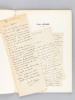 Die Poesjenellenkelder (Théâtre de Marionnettes d'Anvers) [ Avec 3 courriers manuscrits originaux ayant servis à la rédaction de l'ouvrage ]. JEANNE, ...