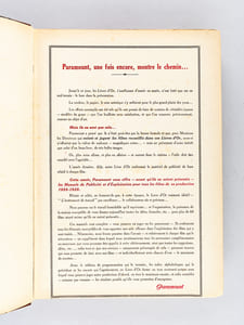 Films Paramount. Livre d'Or Saison 1928-1929. Manuel de publicité & d'Exploitation