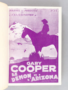 Films Paramount. Livre d'Or Saison 1928-1929. Manuel de publicité & d'Exploitation. Société Anonyme Française des Films Paramount