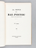 La Revue du Bas-Poitou, fondée en 1888 par René Vallette - La Revue du Bas-Poitou et des provinces de l'Ouest [ lot de 11 années suivies, de 1961 à ...