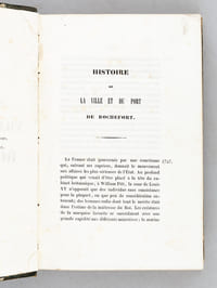 Histoire de la Ville et du Port de Rochefort. Tome II [ Edition originale ]