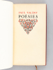 Poésies. VALERY, Paul