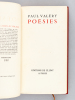 Poésies. VALERY, Paul