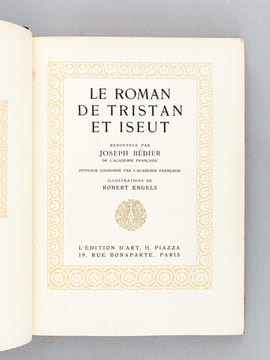 Le Roman de Tristan et Iseut. BEDIER, Joseph