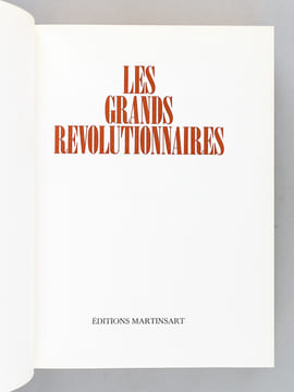 Les Grands Révolutionnaires (8 Tomes - Complet) [ Edition originale en reliure plein cuir ] Les géants de 89 : La liberté ou la mort ; Les socialistes ...