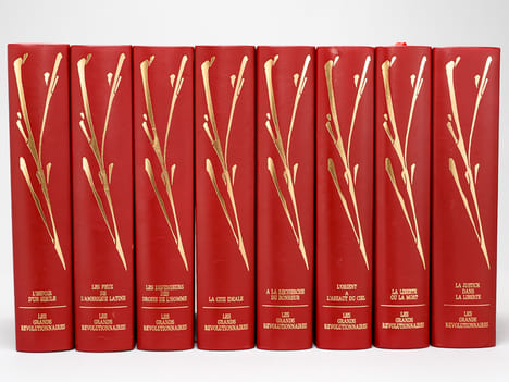 Les Grands Révolutionnaires (8 Tomes - Complet) [ Edition originale en reliure plein cuir ] Les géants de 89 : La liberté ou la mort ; Les socialistes ...