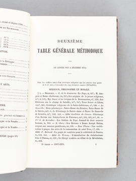 Revue de Bretagne et de Vendée. Année 1877 (2 Tomes, Tomes 41 et 42 - Complet) [ Edition originale ] Vingt et Unième Année Cinquième Série. Tomes I et ...