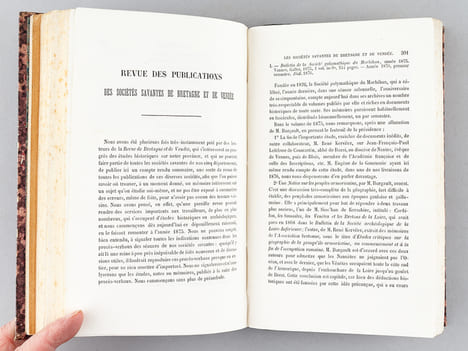 Revue de Bretagne et de Vendée. Année 1877 (2 Tomes, Tomes 41 et 42 - Complet) [ Edition originale ] Vingt et Unième Année Cinquième Série. Tomes I et ...