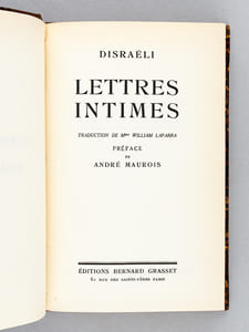 Lettres intimes.