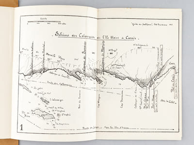 Guide du Yachtsman en Méditerranée (Tomes 1 et 2) [ Edition originale ] Tome I : De Marseille à Saint-Raphaël ; Tome II : De Saint-Raphaël à Menton. Les Ports - les Calanques - les Iles - Les ventes régnants - Les Mouillages - les Manoeuvres