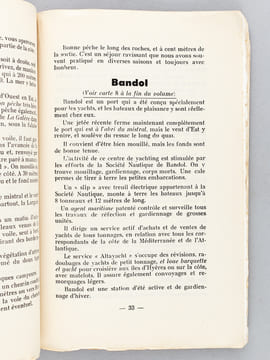 Guide du Yachtsman en Méditerranée (Tomes 1 et 2) [ Edition originale ] Tome I : De Marseille à Saint-Raphaël ; Tome II : De Saint-Raphaël à Menton. ...