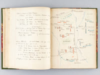 [ Manuscrit : Histoire militaire de la Guerre franco-allemande de 1870, avec cartes manuscrites en couleurs ]