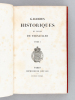 Galeries Historiques du Palais de Versailles (8 Tomes en 9 Volumes sur 9 Tomes - Manque le tome 3) Tome 1 ; Tome 2 ; Tome 4 ; Tome 5 ; Tome 6 Première ...