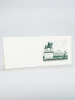 Belle carte orné d'une eau-forte : Lyon, Place Bellecour [ Lot de 45 cartes à plier sur beau vélin BFK Rives format 30 x 12 cm ]. Anonyme