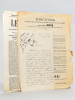 [ Copie d'une lettre d'Alexandre Dumas Fils  adressée à M. Veschoutre de Metz évoquant la condamnation à mort du communard Louis Rossel ]  Puys, ...